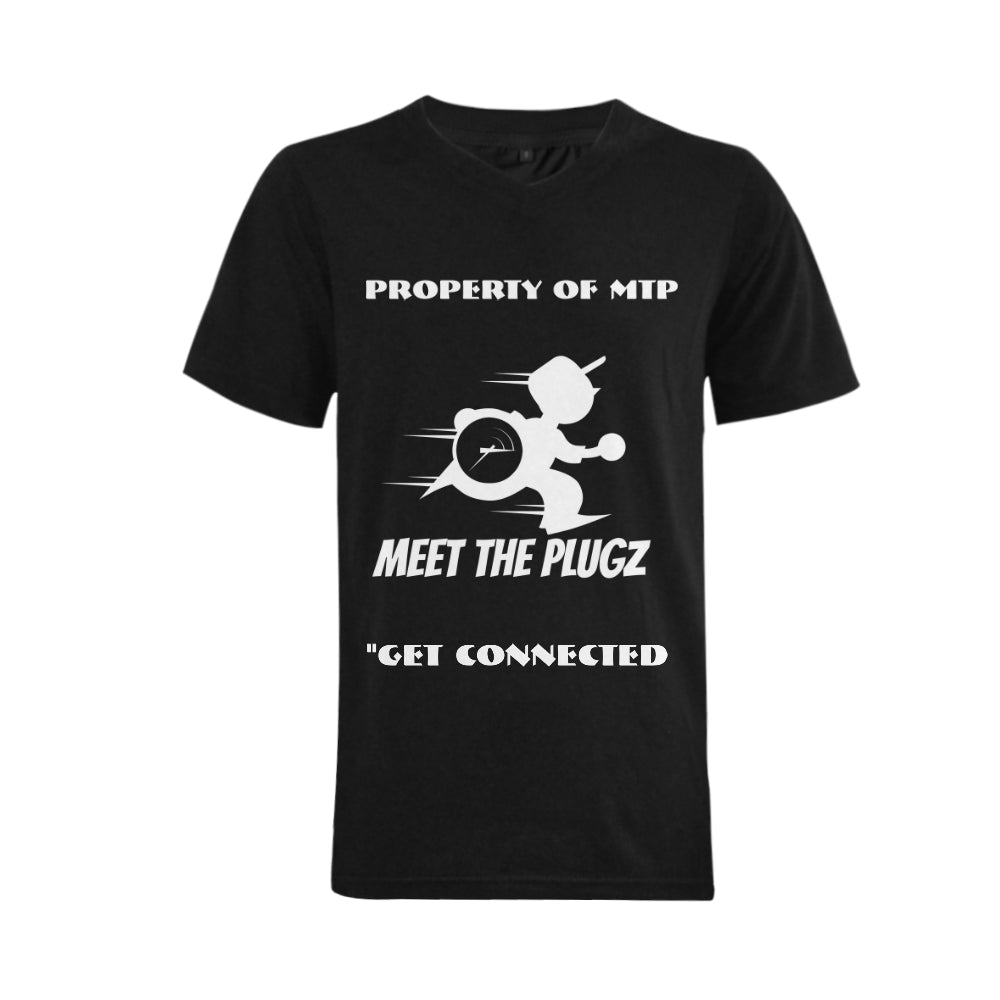 mtp property black/blk Men's V-Neck T-shirt