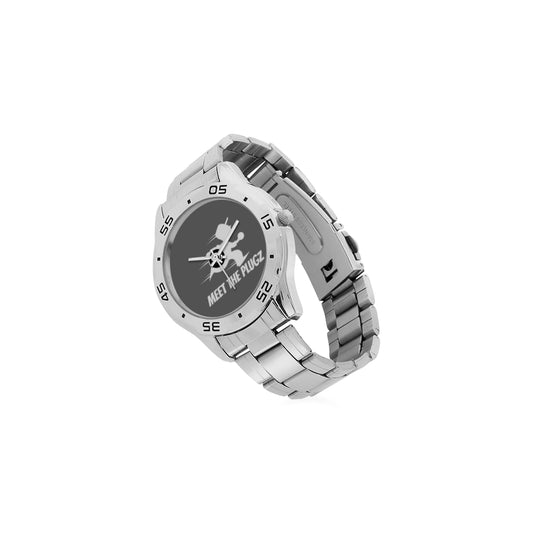MTP Clockin' Men's Stainless Steel Analog Watch
