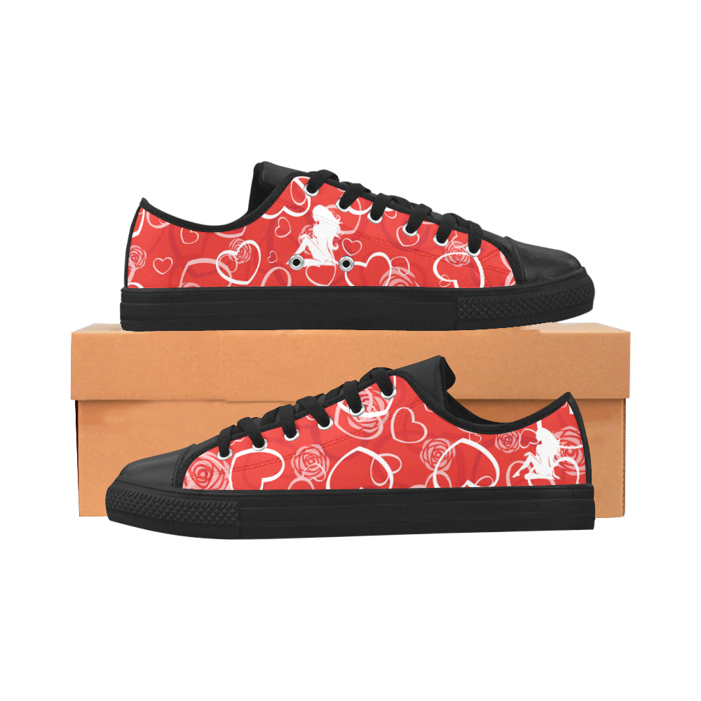 CCD Low Cut Chuck Ladies Shoes(ALL LOVE Edition) Aquila Microfiber Leather Women's Shoes (Model 028)