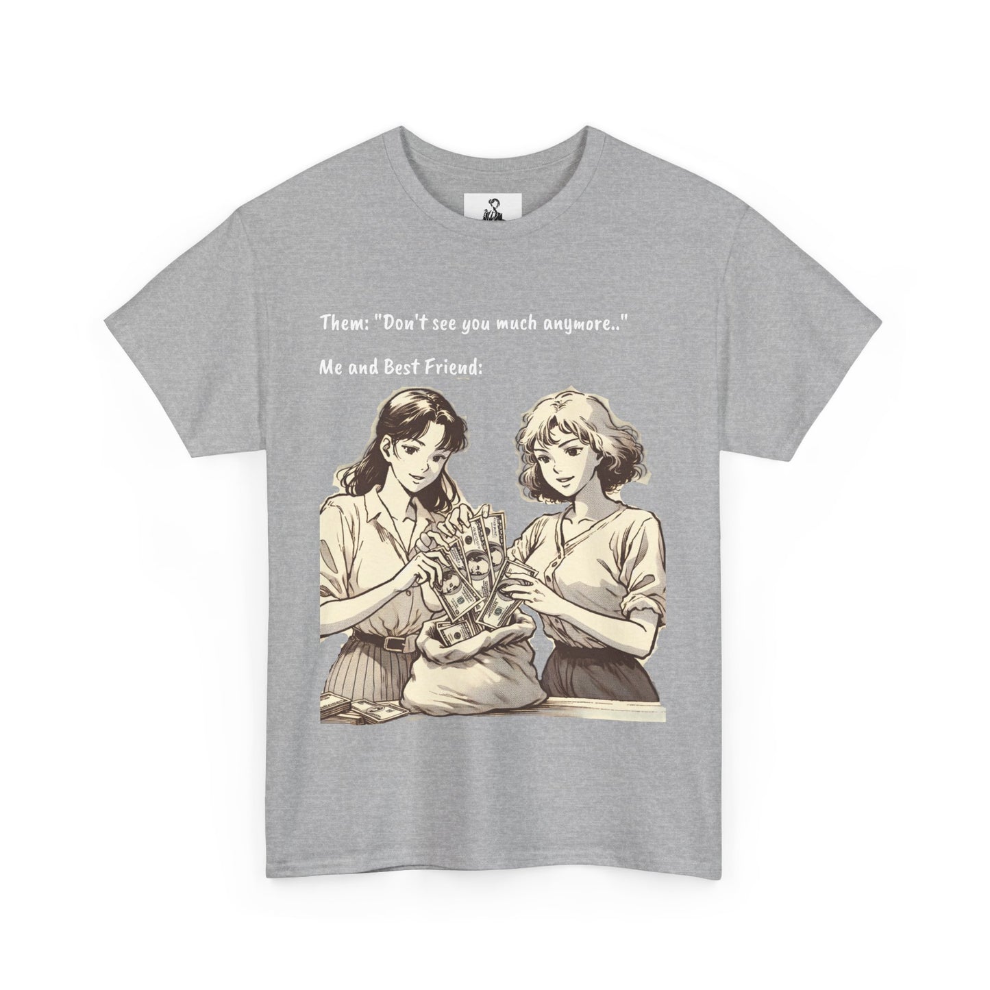 BossChik "Best Friends Win"  Cotton Tee -