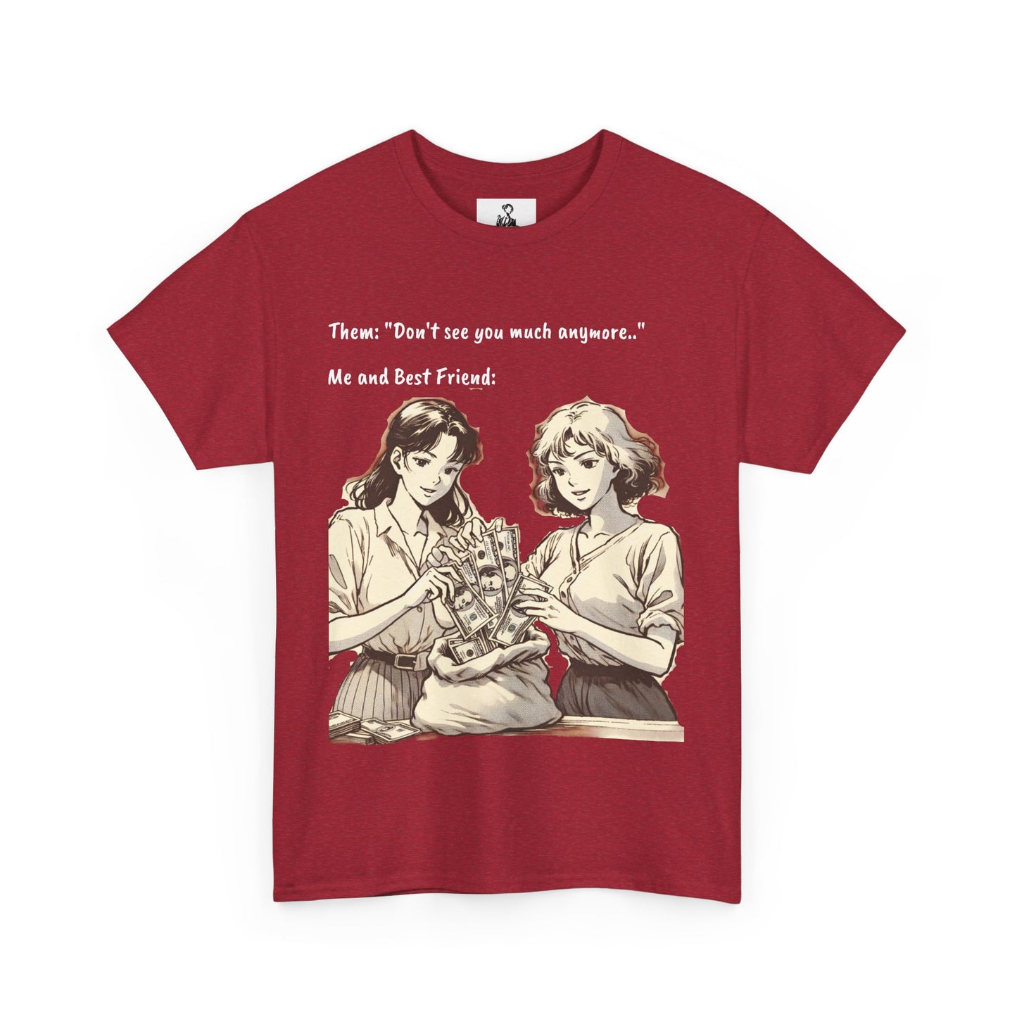 BossChik "Best Friends Win"  Cotton Tee -