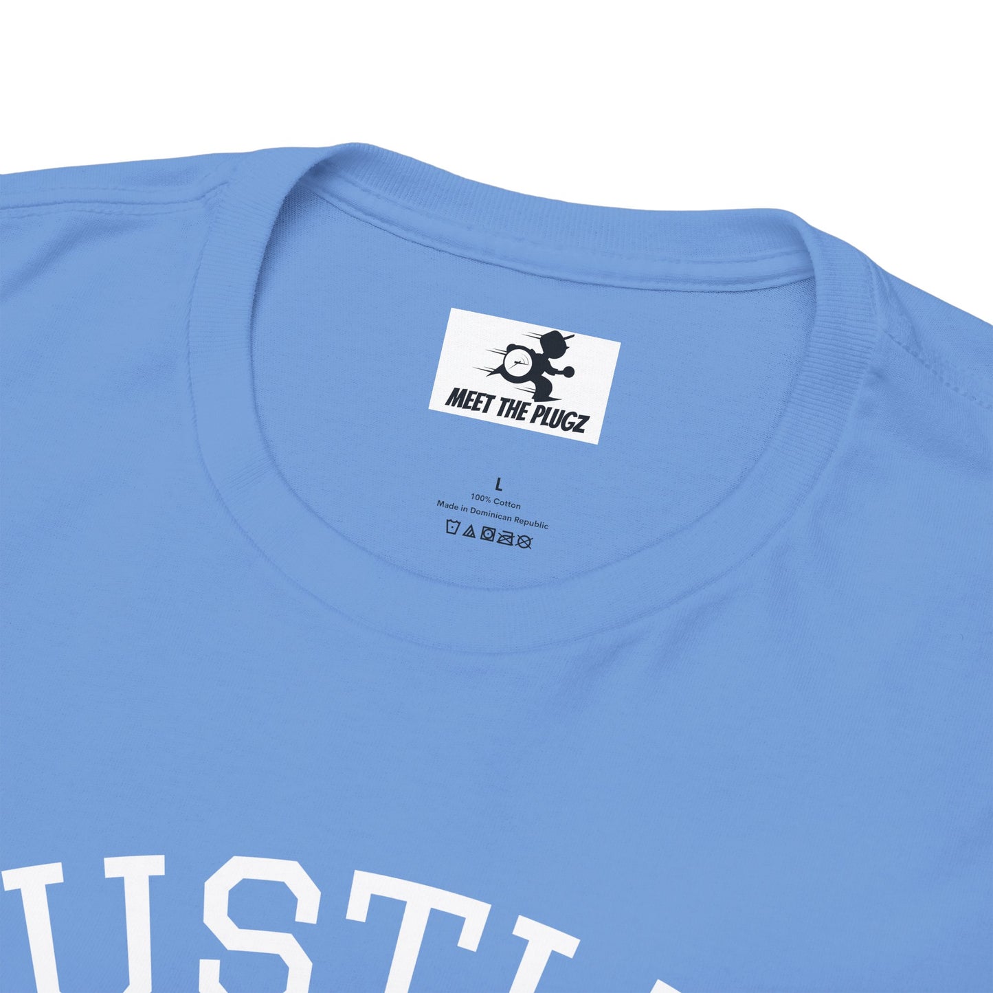 "Born Hustler" Unisex Heavy Cotton Graphic Tee