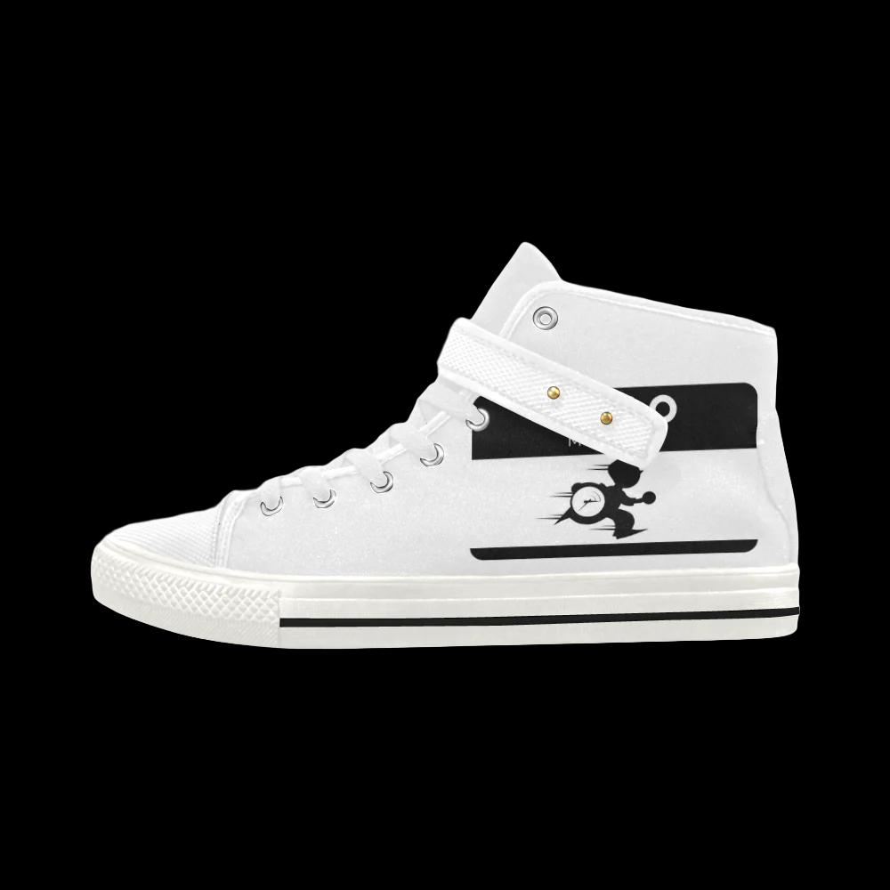 my name is mtp strapped chucks white Aquila Strap Men's Shoes
