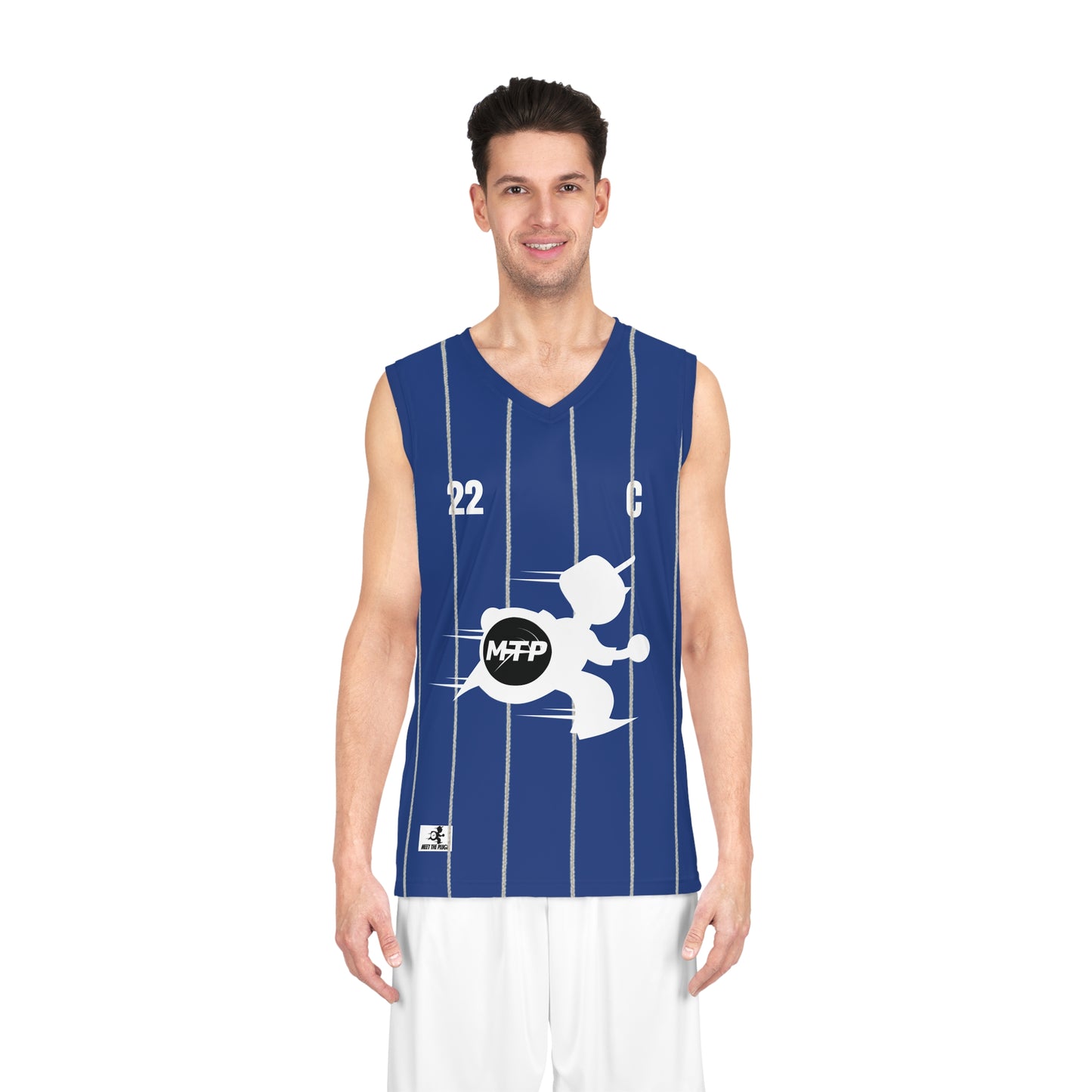 MTP Ball Out Customizable Basketball Jersey-Pinstripes