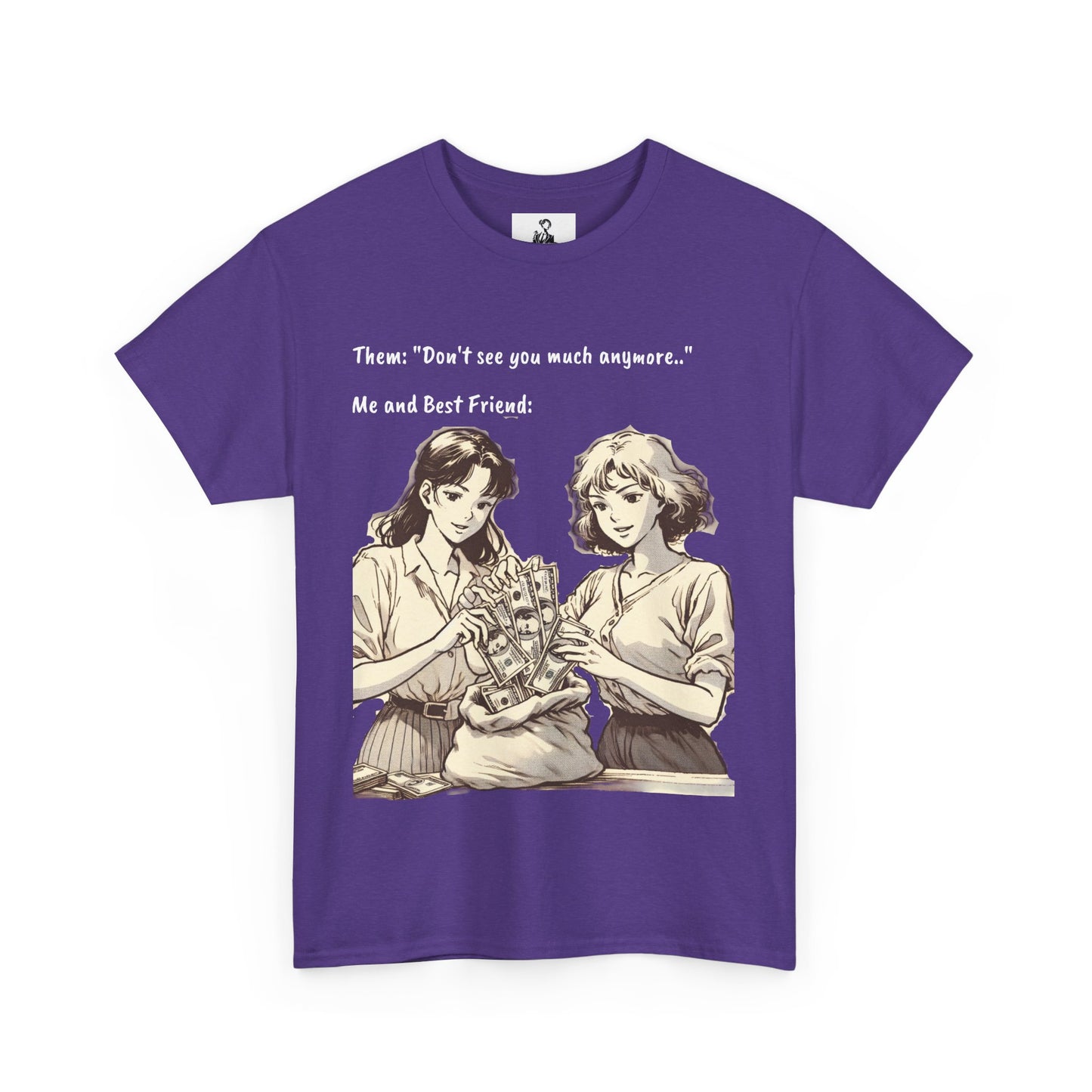 BossChik "Best Friends Win"  Cotton Tee -