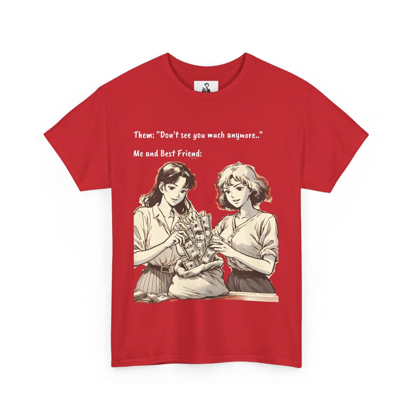BossChik "Best Friends Win"  Cotton Tee -