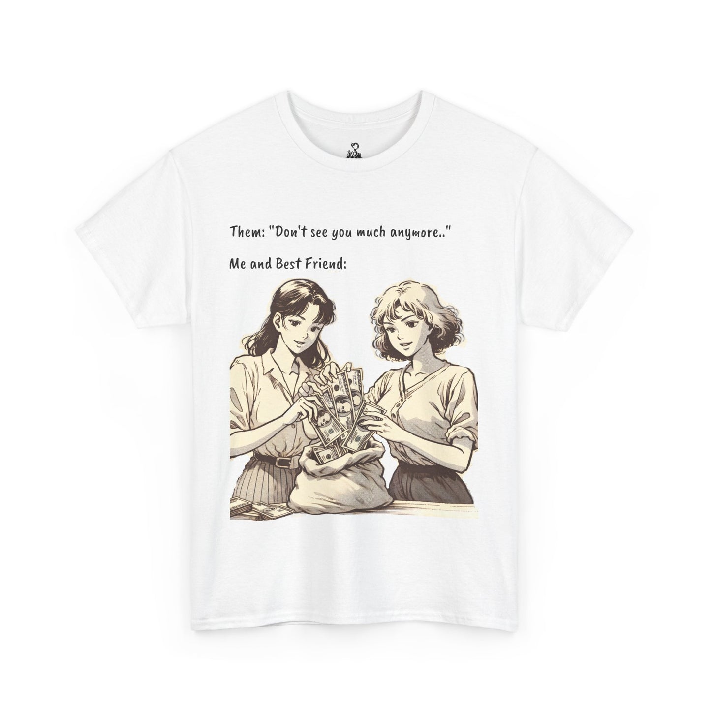 BossChik "Best Friends Win"  Cotton Tee -