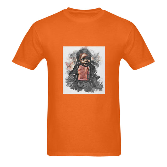 LIFE_AINT_EASY[1] Men's T-Shirt in USA Size (Two Sides Printing)