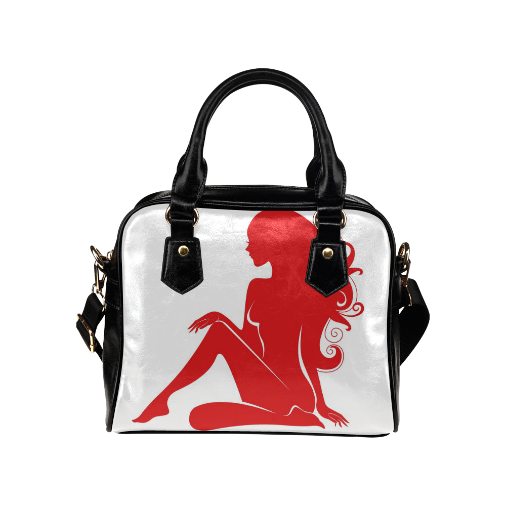 ccd blk/wht/red Shoulder Handbag