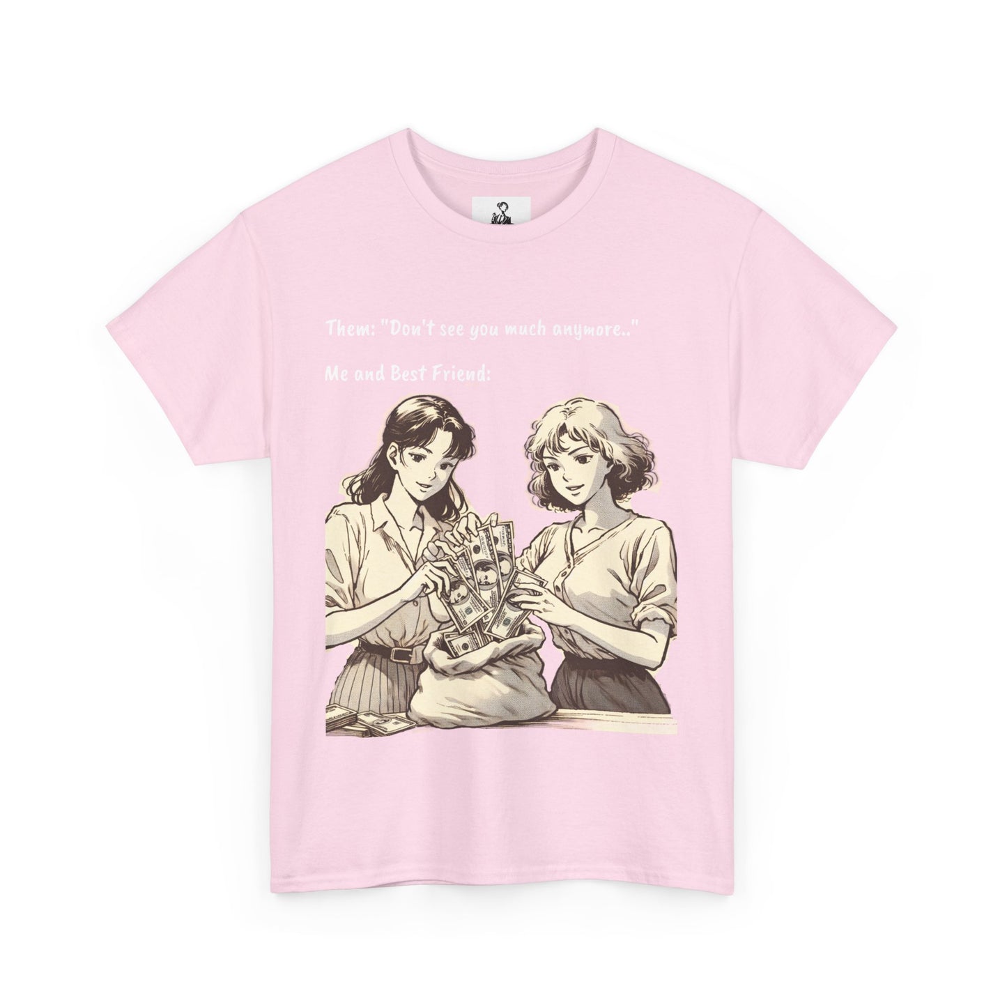 BossChik "Best Friends Win"  Cotton Tee -