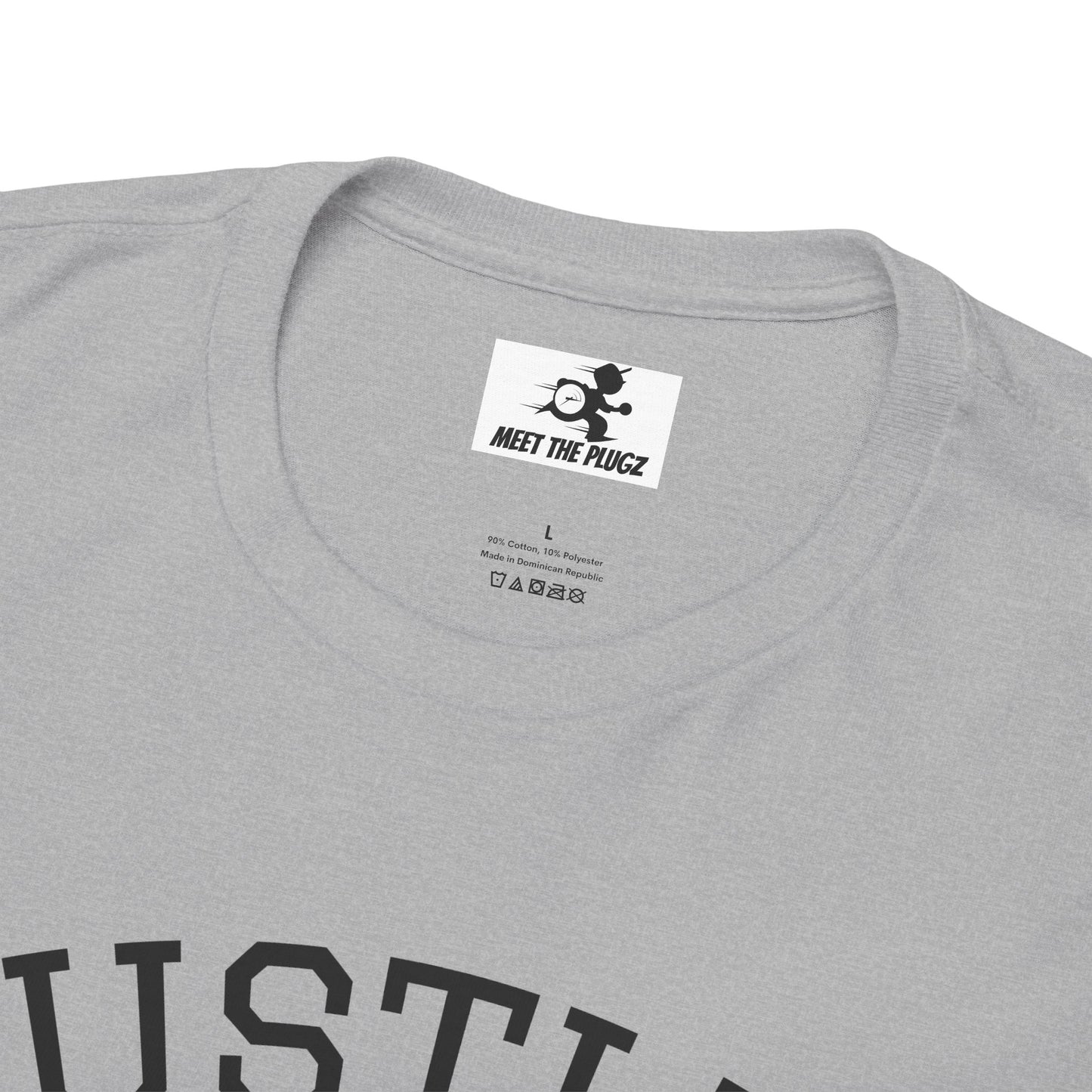 "Born Hustler" Unisex Heavy Cotton Graphic Tee