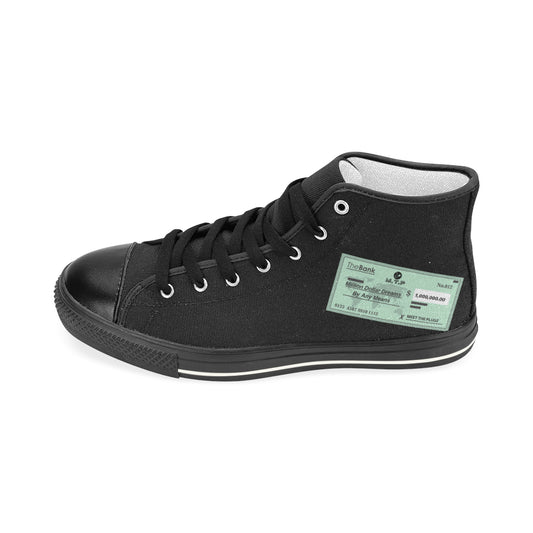 MTP CUT THE CHECK CHUCKS Men’s Classic High Top Canvas Shoes