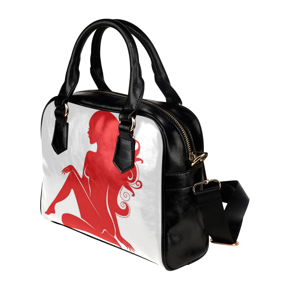 ccd blk/wht/red Shoulder Handbag