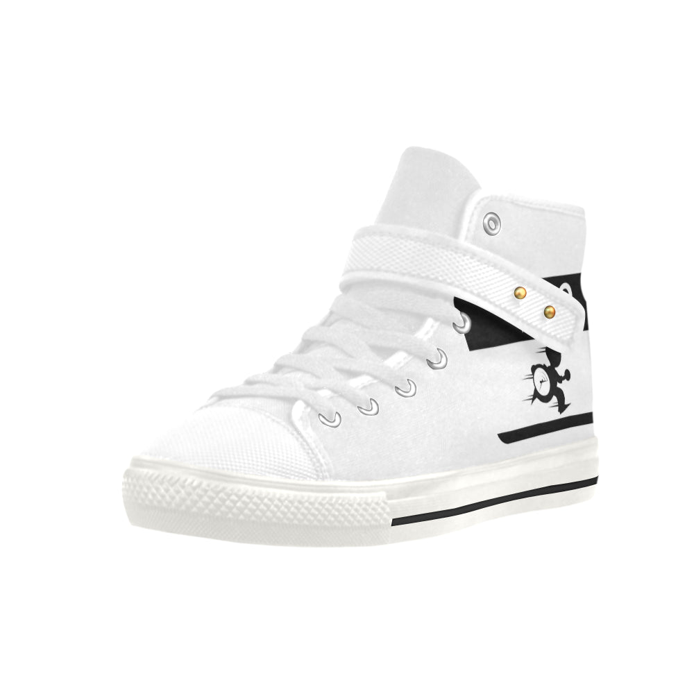 my name is mtp strapped chucks white Aquila Strap Men's Shoes