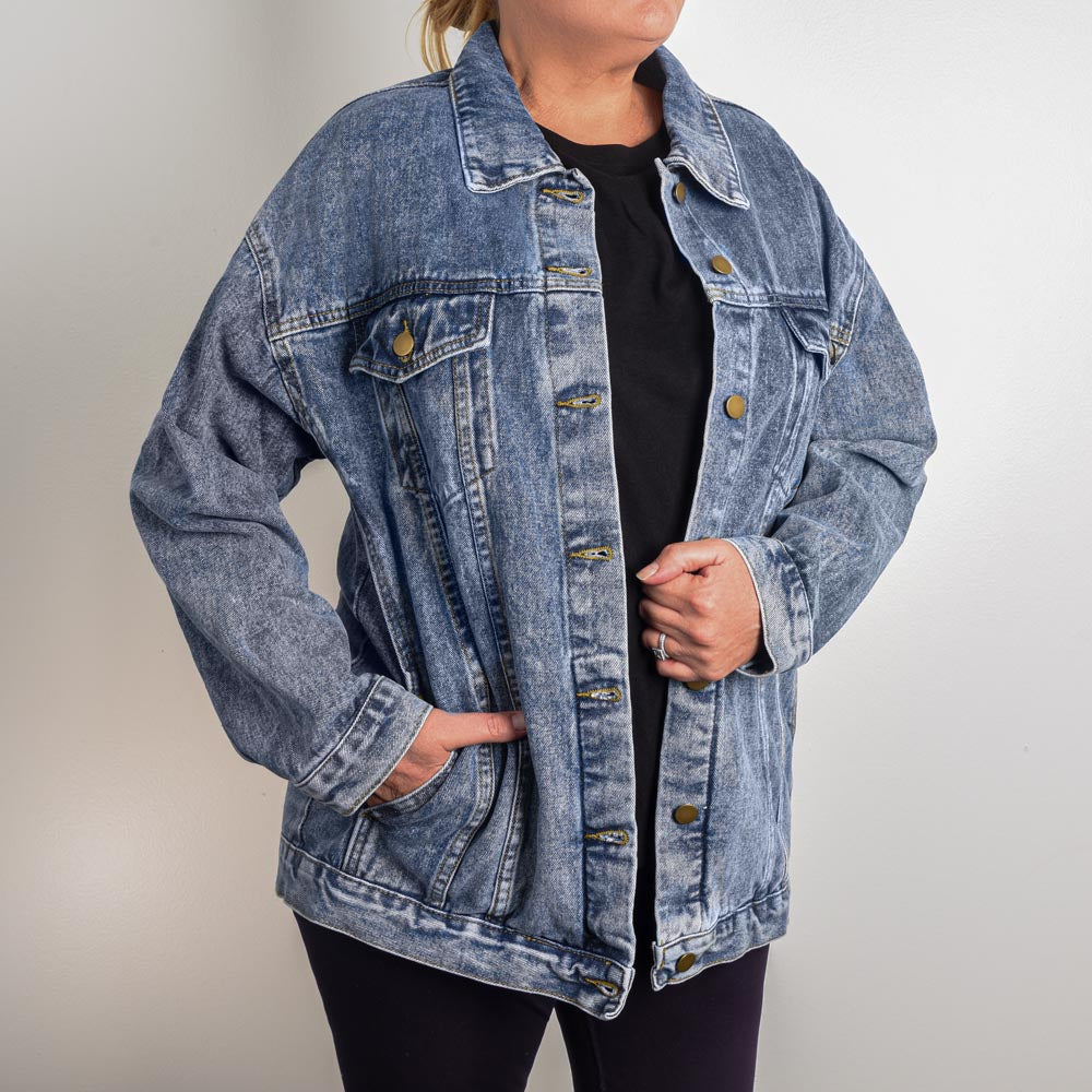 Boss Chik Women's Denim Jean Jacket