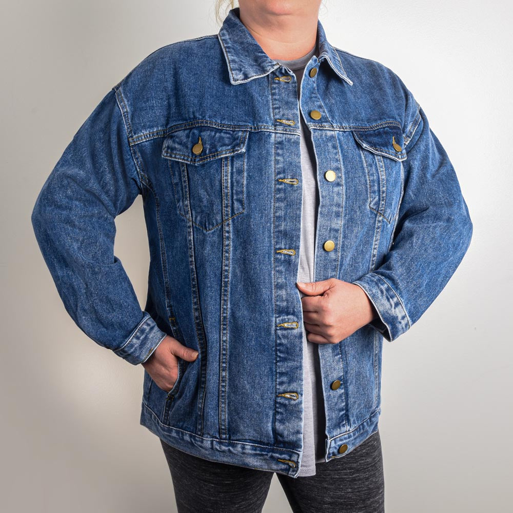 Boss Chik Women's Denim Jean Jacket