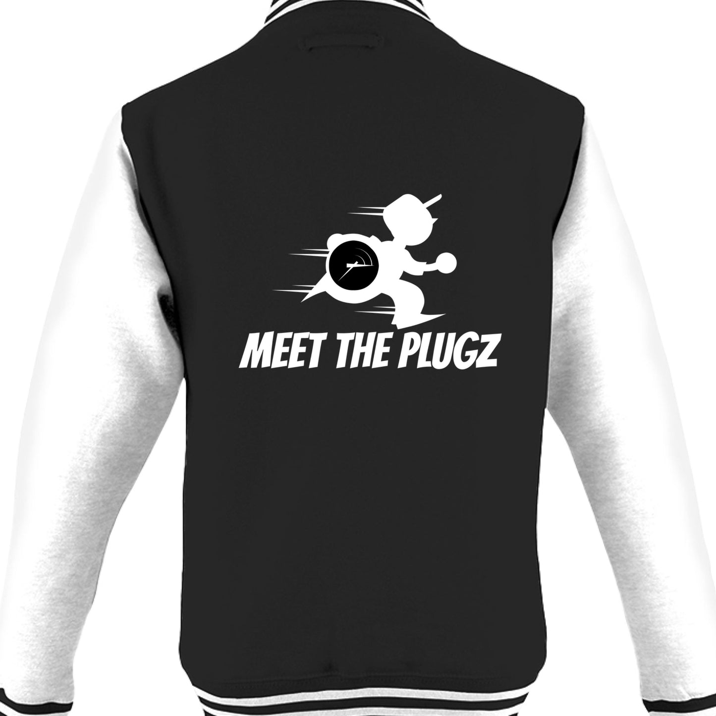 JET BLACK/ WHITE - BACK